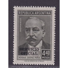 ARGENTINA SERVICIO OFICIAL GJ 704 ESTAMPILLA NUEVA MINT U$ 0,90